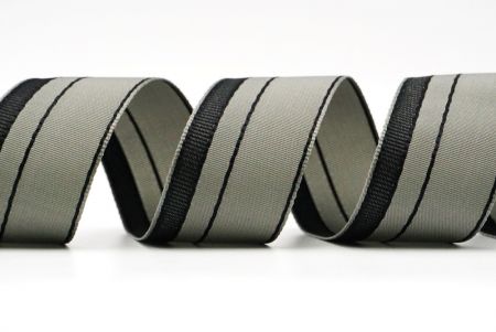 Two-color Stripe Grosgrain Ribbon